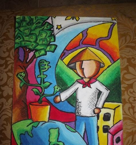 drawing poster tungkol sa implasyon